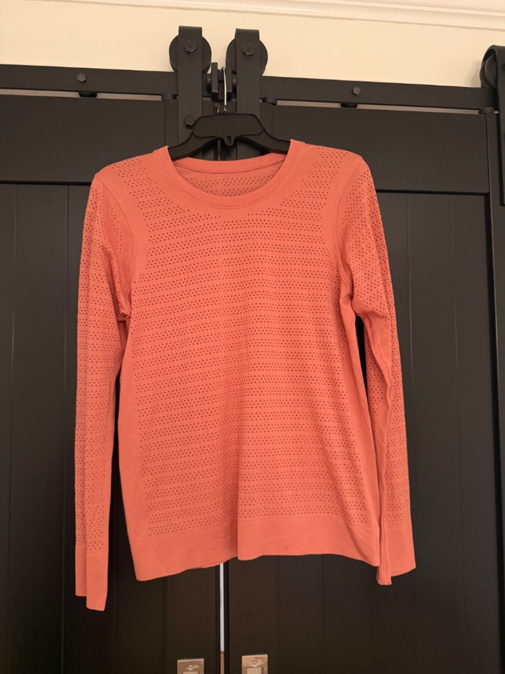 LULULEMON Breeze By Long Sleeve Top Light Coral Women’s Size 8 - Picture 5 of 9